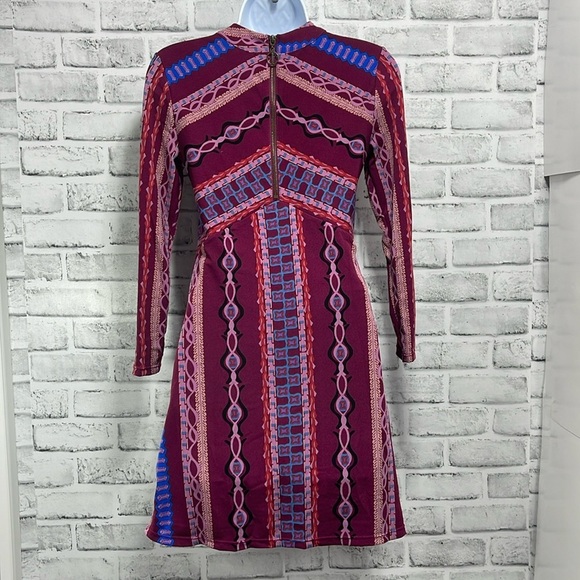 Free People Stella Mini Tunic Multicolor Dress Extra Small - Picture 3 of 12